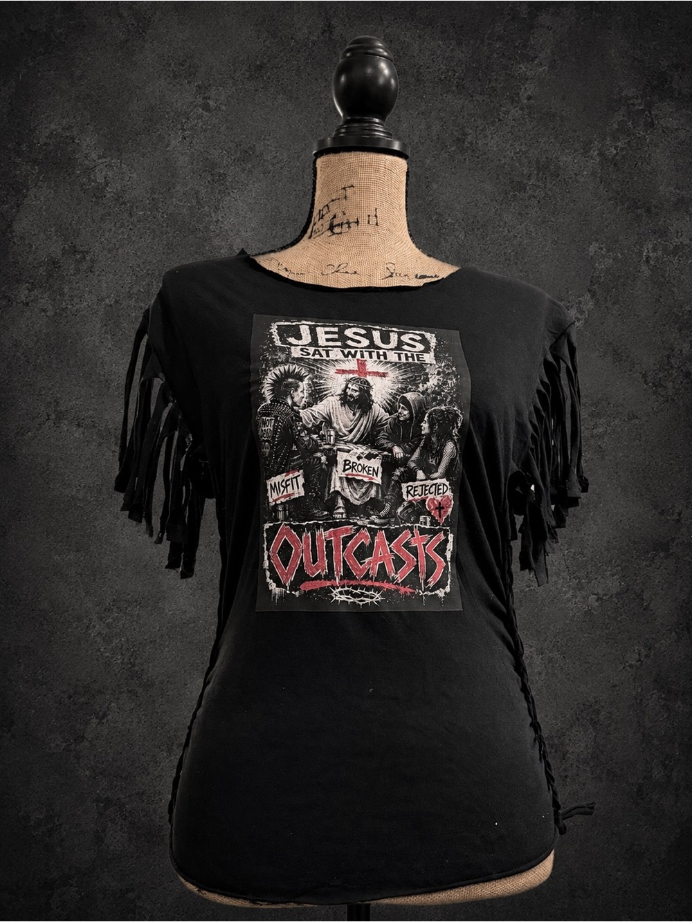 Punk rock Christian shirt Outcasts